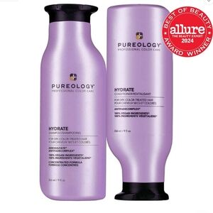 Pureology Hydrate Shampoo & Conditioner Duo - 9fl oz each - Brand New